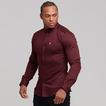 Load image into Gallery viewer, Father Sons Super Slim Stretch Burgundy Denim Long Sleeve - FS212