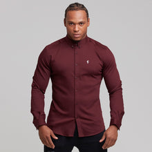 Load image into Gallery viewer, Father Sons Super Slim Stretch Burgundy Denim Long Sleeve - FS212