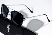 Load image into Gallery viewer, Father Sons Black and Silver Sunglasses - FSH212
