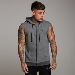 Father Sons Classic Grey Sleeveless Hoodie - FSH132