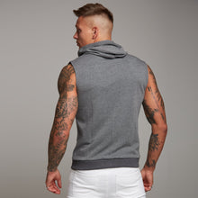 Load image into Gallery viewer, Father Sons Classic Grey Sleeveless Hoodie - FSH132
