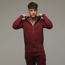 Load image into Gallery viewer, Father Sons Classic Burgundy Hoodie - FSH097
