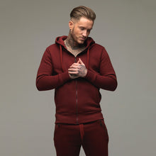 Load image into Gallery viewer, Father Sons Classic Burgundy Hoodie - FSH097
