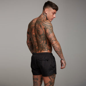 Father Sons Black Swim Shorts - FSH152