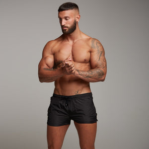 Father Sons Black Swim Shorts - FSH152