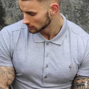 Father Sons Classic Grey Polo Shirt - FSH048