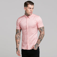 Load image into Gallery viewer, Father Sons Super Slim Luxe Ultra Stretch Pink Short Sleeve -  FS390
