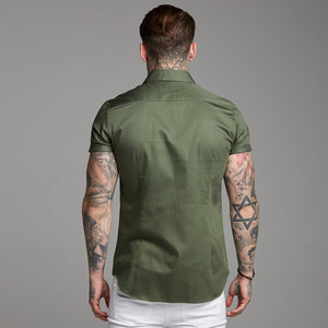 Father Sons Classic Khaki Luxe Egyptian Cotton Short Sleeve - FS376