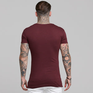 Father Sons Burgundy Bamboo Crew - FSH225