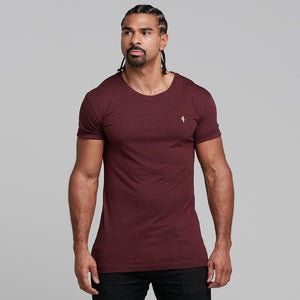 Father Sons Burgundy Bamboo Crew - FSH225