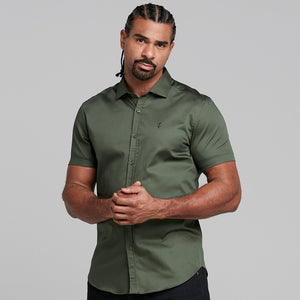 Father Sons Classic Khaki Luxe Egyptian Cotton Short Sleeve - FS376