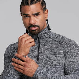 Father Sons Long sleeve Black zip gym top - FSH197