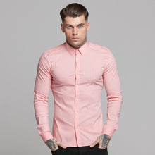 Load image into Gallery viewer, Father Sons Super Slim Ultra Stretch Pink Long Sleeve - FS476
