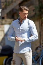 Load image into Gallery viewer, Father Sons Super Slim Stretch Classic Oxford Light Blue - FS306 (PRE ORDER / DISPATCH DATE 17TH JULY)
