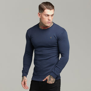 Father Sons Classic Navy Super Slim Jumper - FSH410