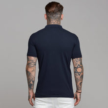 Load image into Gallery viewer, Father Sons Classic Navy and Red Contrast Polo Shirt - FSH250
